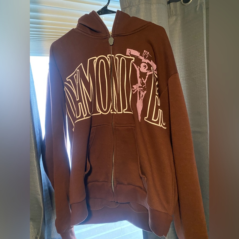 demonite full zip hoodie
